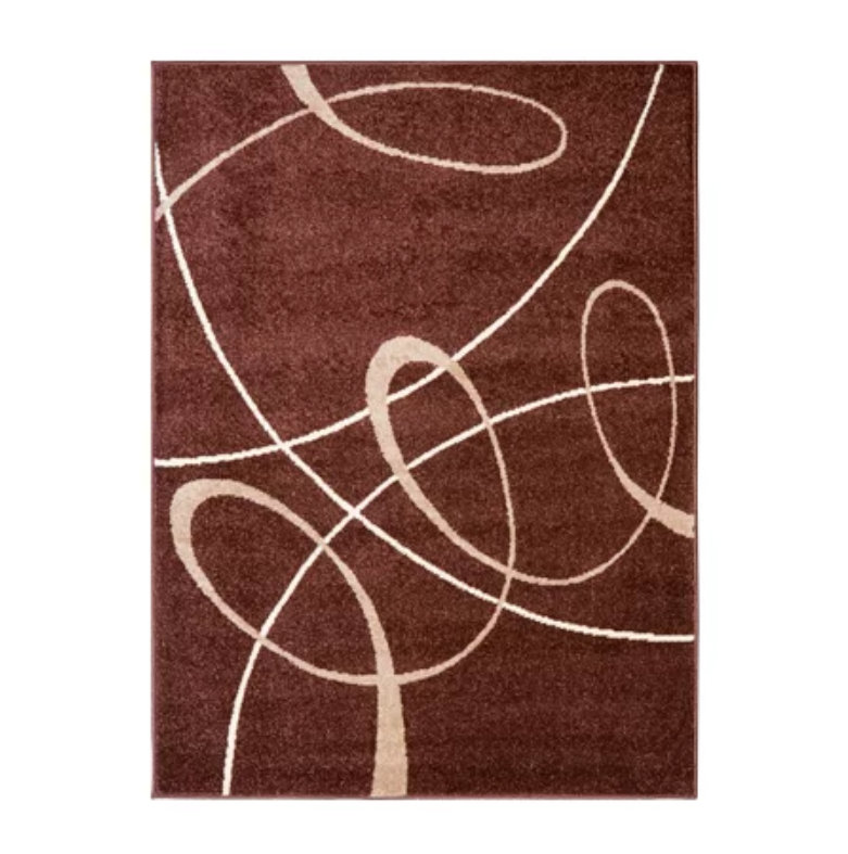 Asper Abstract Area Rug, Rectangular 133 x 180cm