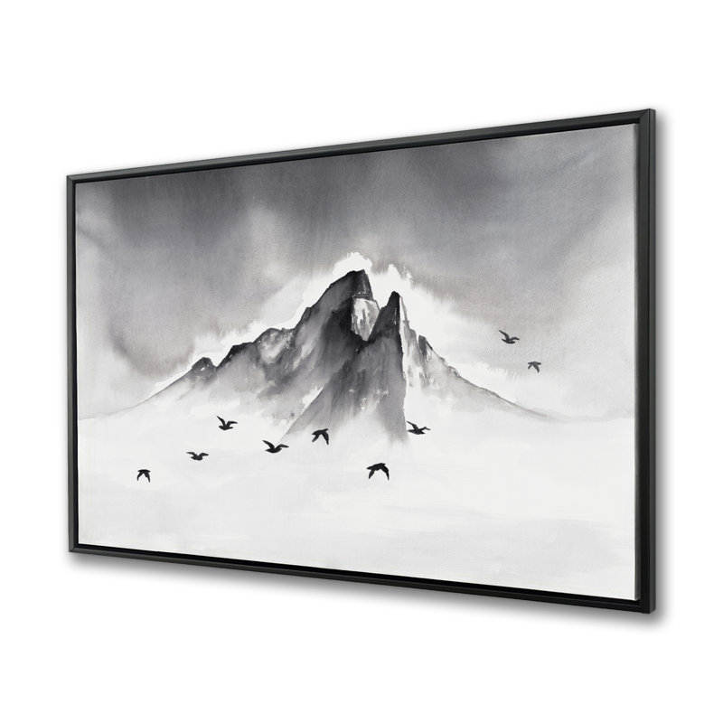 Mountain Mountain - Toile de neige scandinave pour la décoration intérieure
