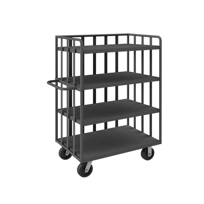 Chariot de carnet à tablette inclinée, H 57,5 po x l 80 po x P 37 po