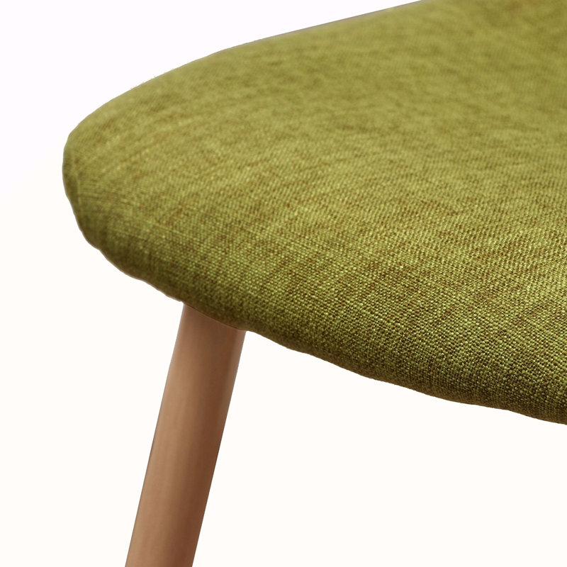 Chaise de salle à manger, Naturel, Vert