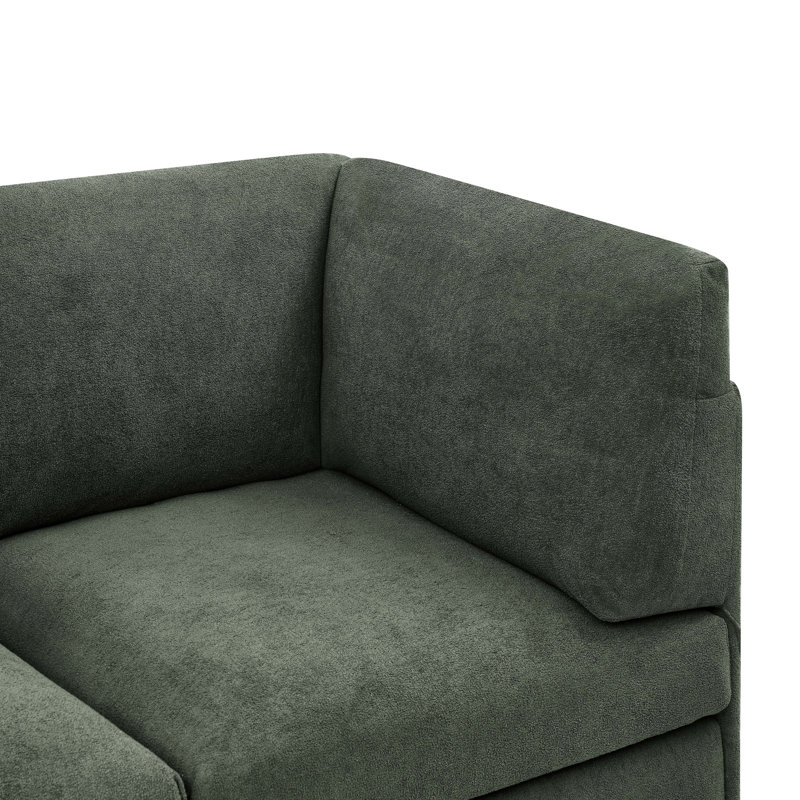6-Piece Upholstered Sectional Sofa for Family Comfort