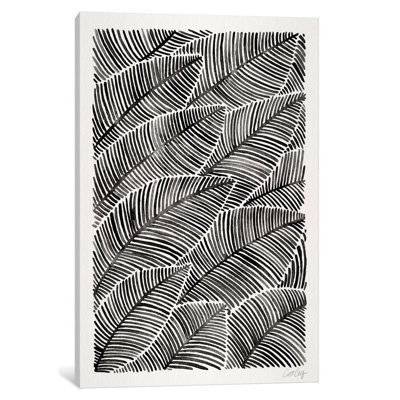 « tropical leaves i », reproduction d’art sur toile