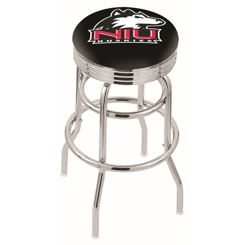 NCAA Bar & Counter Stool, Northern Illinois Huskies, Counter Stool (25" Seat Height)