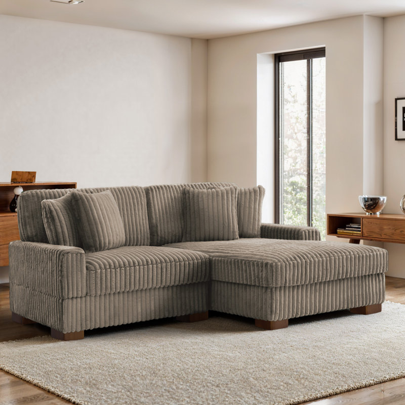 Modular Corner Sofa, Light Brown