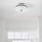 Rory Fabric Semi Flush Mount-625360910-635049833