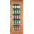 Door Spice Rack with Adjustable Racks