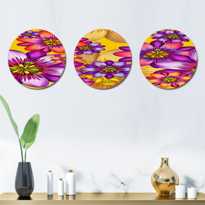 Ensemble de 3 décorations murales