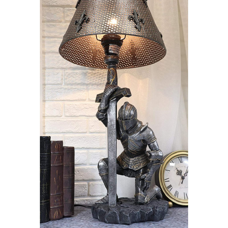 Lampe de table en résine