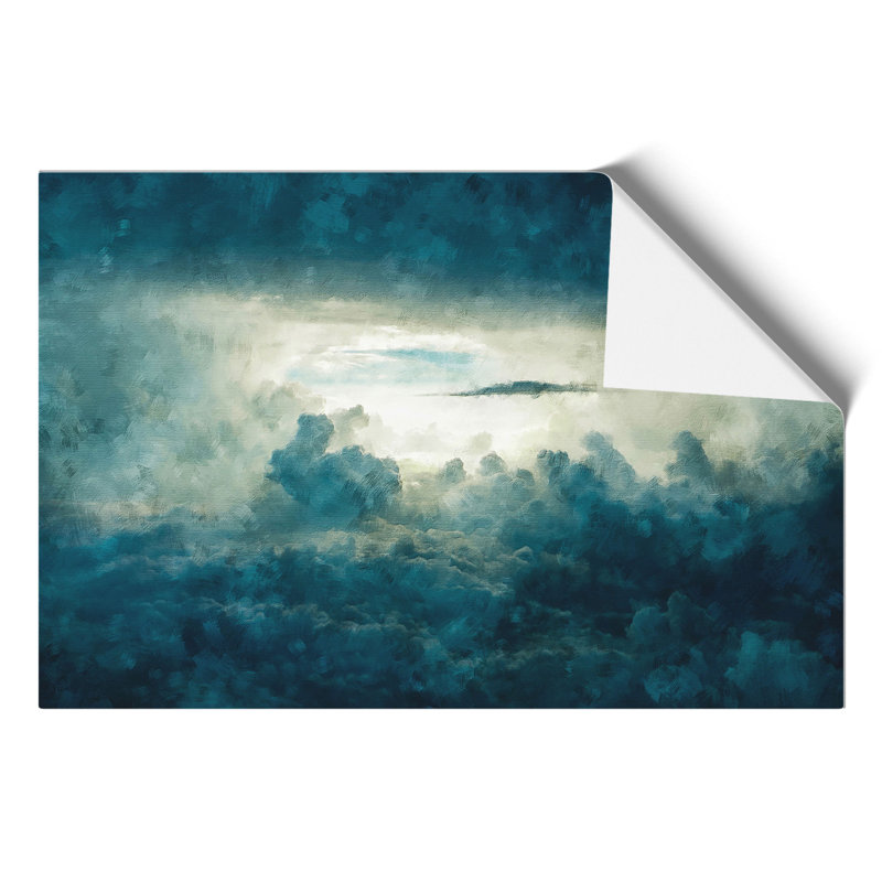Clouds in the Sky Painting - Frameless Print, 21cm H x 30cm W x 0.1cm D