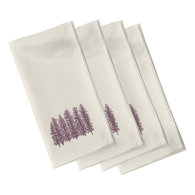 Cinde Through the Woods Napkins, Purple