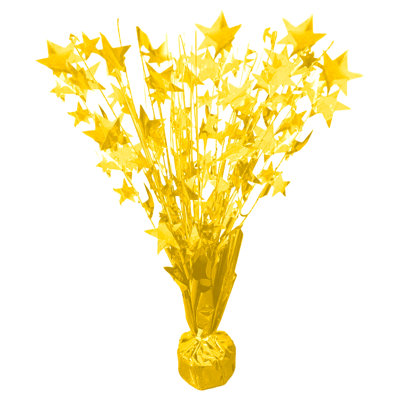 PMU Starburst Balloon Centerpiece  Perfect Party D&eacute;cor  15in  734cm Prismatic 1pkg Pkg1