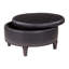 Faux Leather Ottoman-1158085221