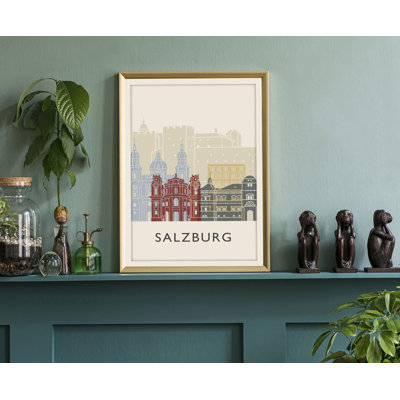 " Salzburg Illustration World Cities "