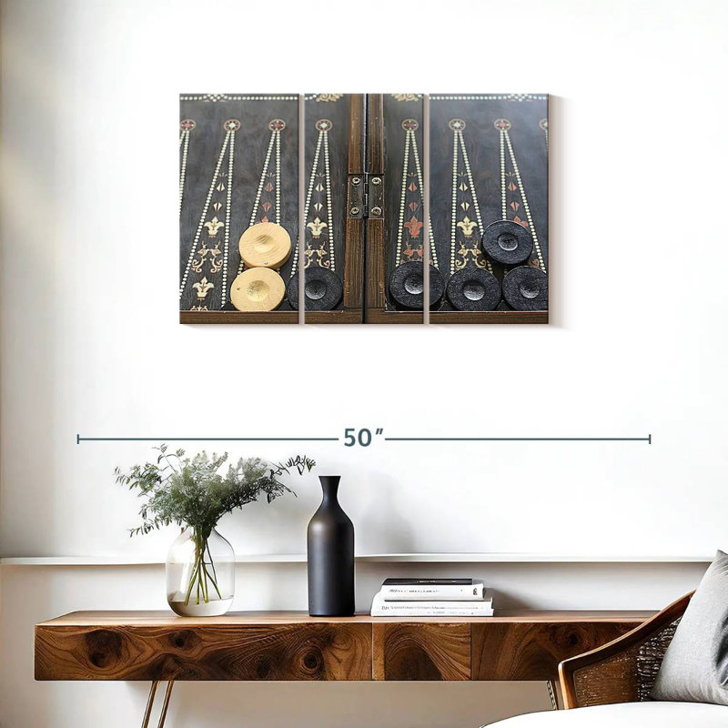 Senne Backgammon Table, 20" H x 33" W