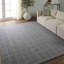 Oxford Striped Area Rug in Silver/Gray-71603274