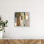 Beige Blocks II Canvas Abstract Print by Oliver Gal, Black Frame, 12 x 12-1130706497-1130706502