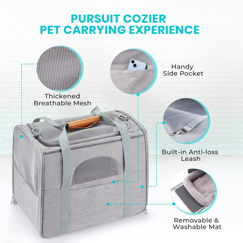 Pet Carrier, Light Grey