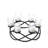 Bellamira Round Waves Tabletop Candle Holder