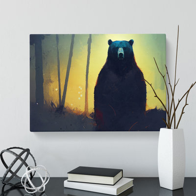 Bear Vol.2 Abstract - Wrapped Canvas