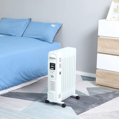 2,000 Watt Electric Radiant Heater with Automatic Thermostat