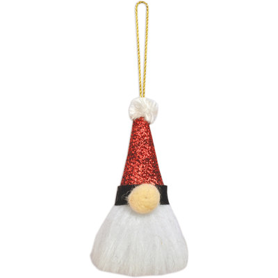 Gnome Head Ornament - Set of 4