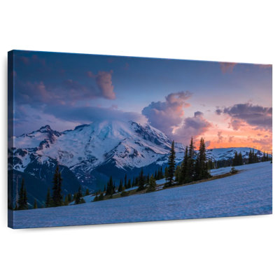 Alvord Mt. Rainier At Sunset