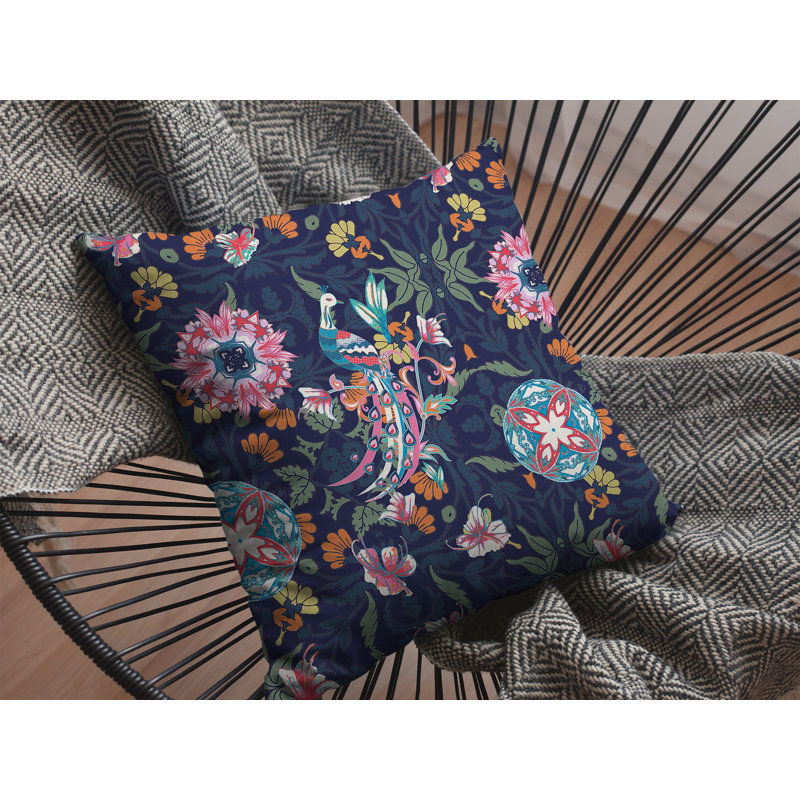 Faux Suede Reversible Throw Pillow, 16" x 16"