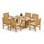 Devon Outdoor 7 - Piece Teak Dining Set