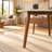 Burchfield Rubberwood Round Solid Wood Top with Solid Wood Base Dining Table-280672580