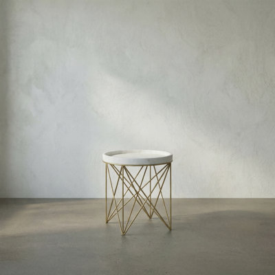 Prisma Marble Top End Table