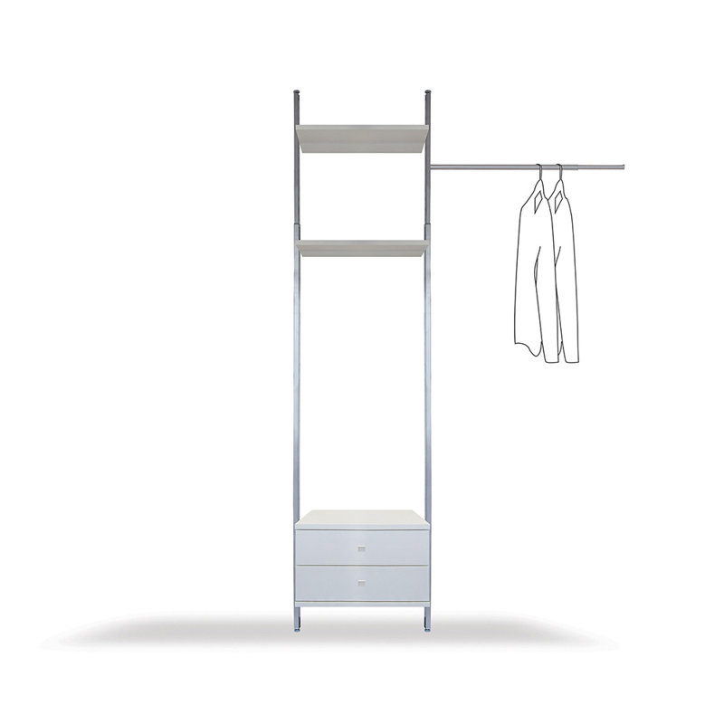 Aura 130cm - 190cm Closet System