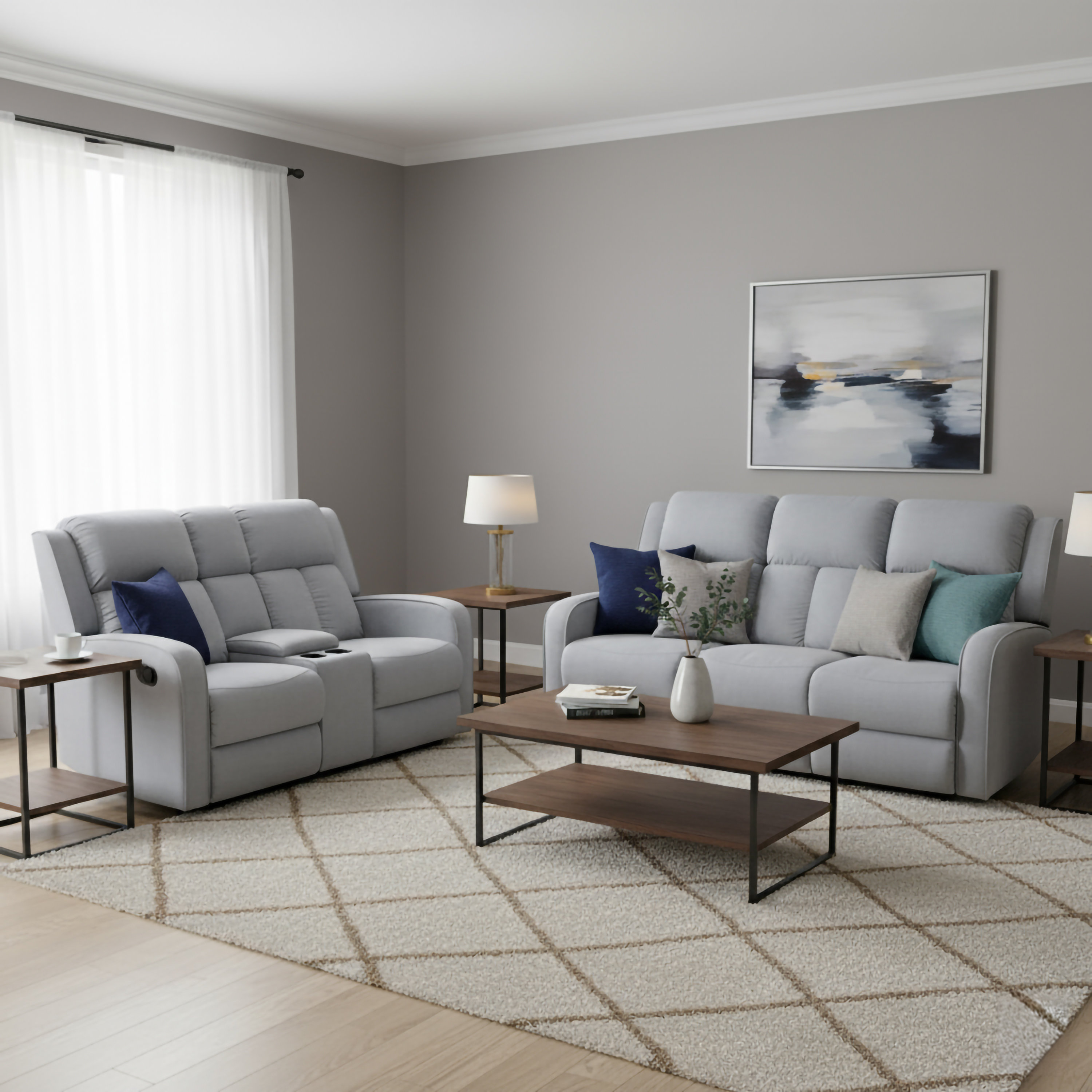 Latitude Run® Dale 2 Piece Reclining Living Room Set & Reviews | Wayfair