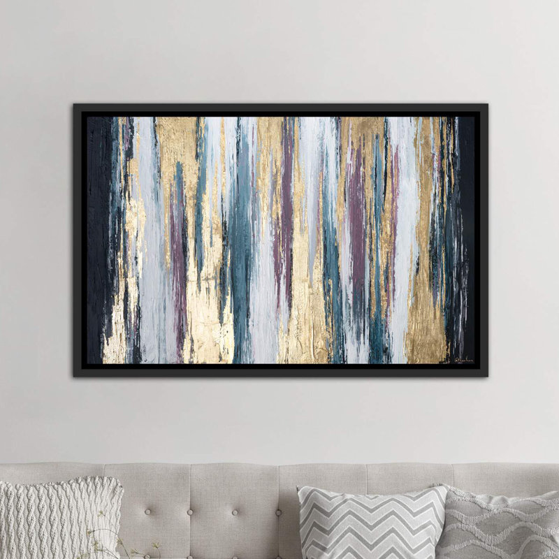 « walk of fierté » par nikki chauhan-print, H 26 po x l 40 po x P 1,5 po, Toile avec cadre noir