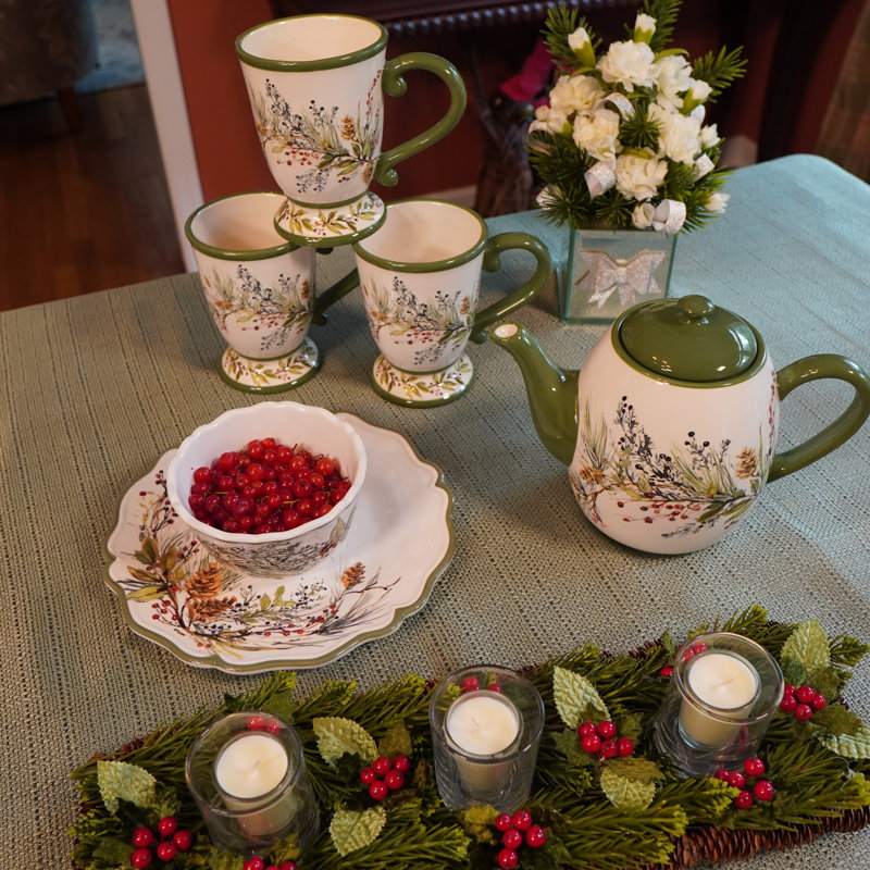 Ensemble de 4 tasses 18 oz Winters Forest