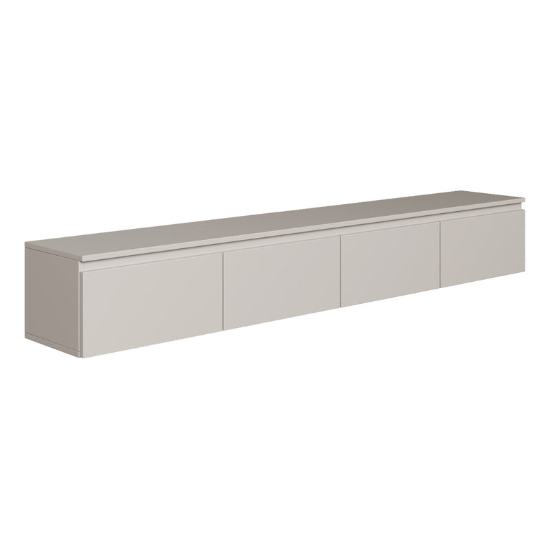 Syvanna 200 cm Wall-Mounted TV Cabinet, Beige