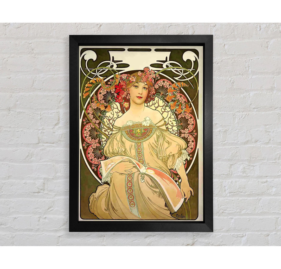 Alphonse Mucha Obraz von Alphonse Mucha - Einzelne Bilderrahmen Kunstdrucke