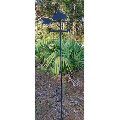 Pallium 67'' H Metal Animals Weathervane