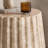 Outdoor Cleme Carved Side Table, Gold-1444320831
