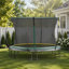 Trampoline 14 pi Springfree No Gap avec cordes élastiques pour une expérience de rebondissement sécuritaire, silencieuse et douce
