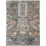 High-Quality Hand-Knotted Beige And Green Area Rug