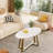 White Faux Marble Oval Como