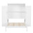Murphy bed with 2 closets and storage shelves, multifunctional foldable platform bed frame