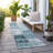 Washable Floral Indoor / Outdoor Rug-305228761