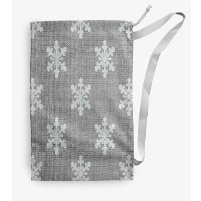 Sac à linge d'hiver Snow Flakes