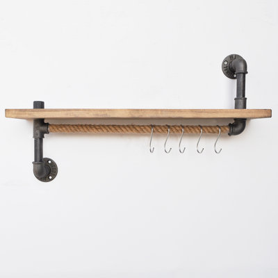 Industrial Pipe Shelves