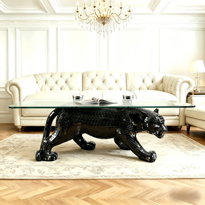 Table basse Panther Statue