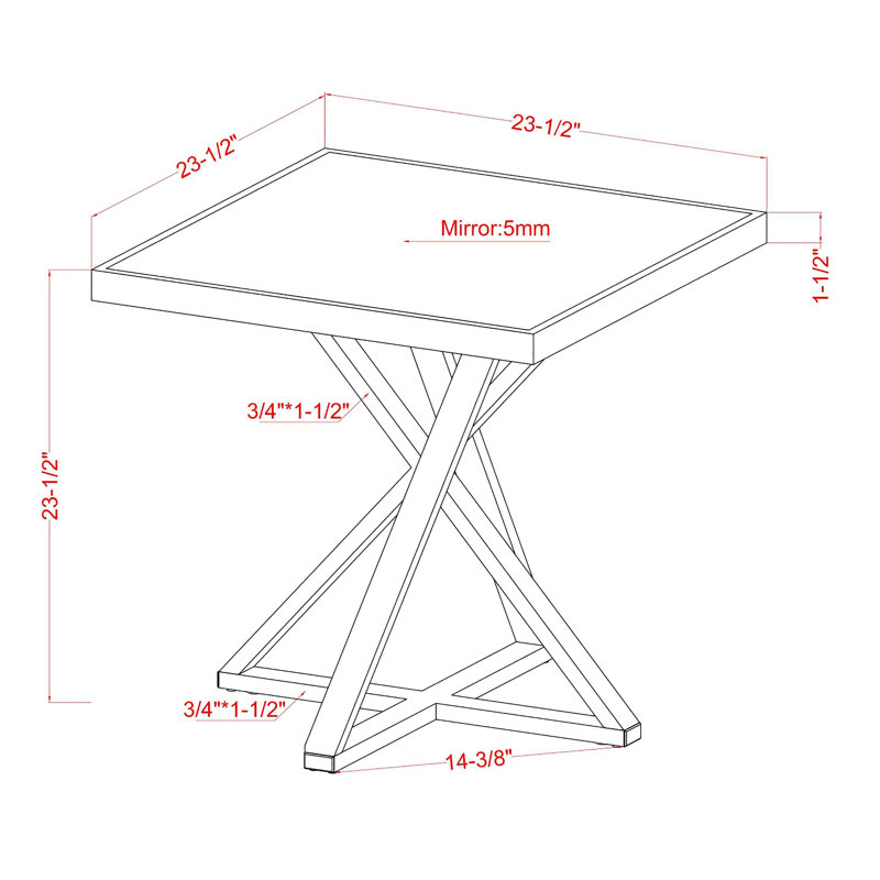 Table de bout Ashaz