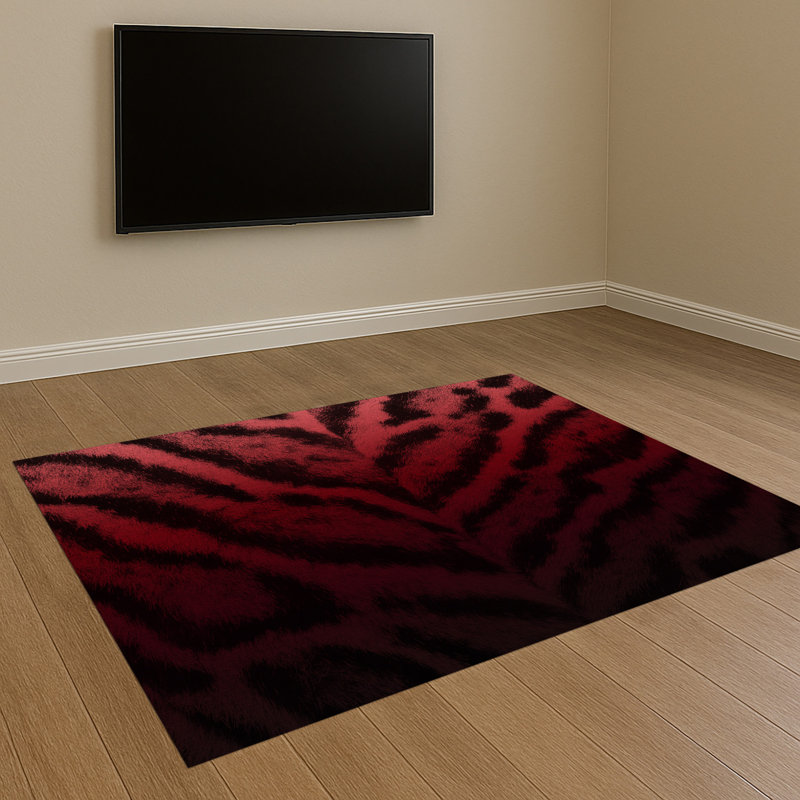 Abstract Area Rug, Rectangle 140 x 200 cm