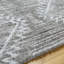 Tapis gris à poils longs Khlani Kaja-83176112