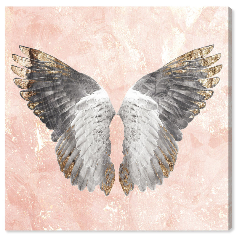 Impression sur toile rose Fashion and Glam, H 20 po x l 20 po x P 0,8 po